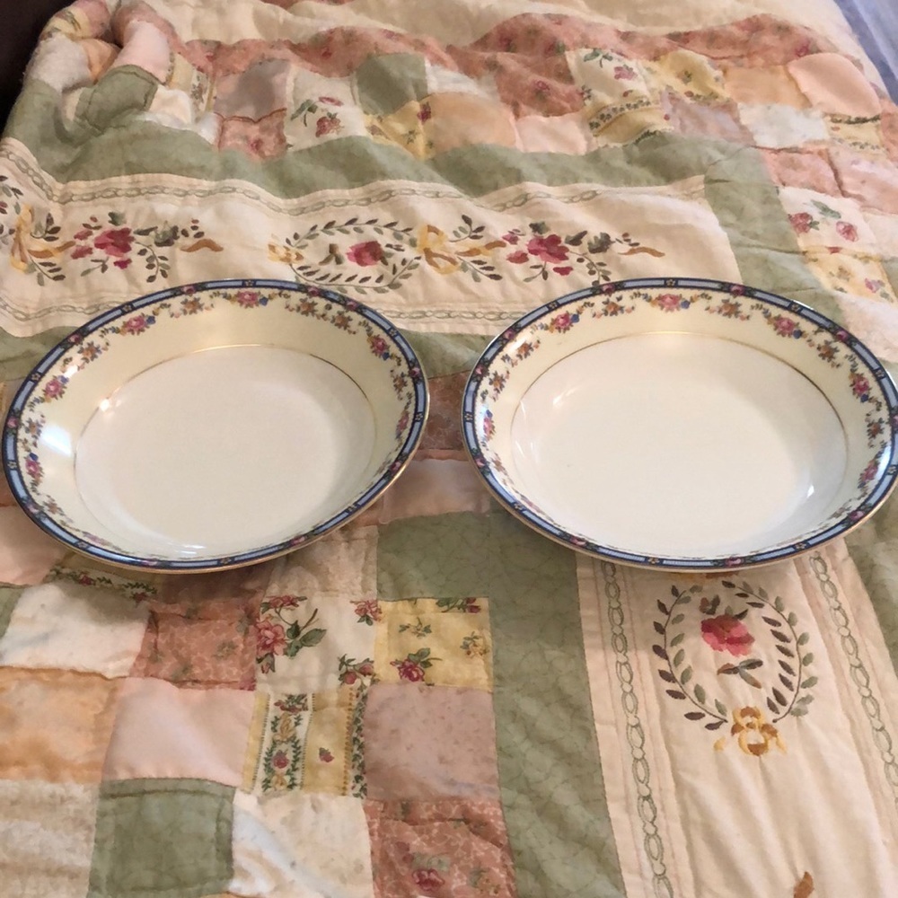 Vintage Coupe Soup Bowls (2), Thun